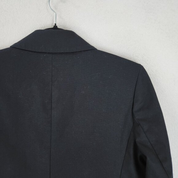 Double-Breasted Black Blazer with Gold Buttons - Picture 13 of 13